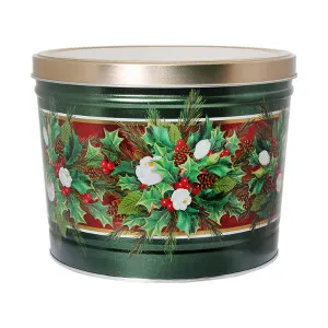 Big size Christmas popcorn tin box