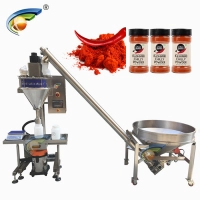 semi auto automatic 5 spice powder filling line 