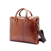 computer laptop men genuine leather bag 