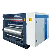 Single side corrugated machine